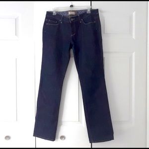 Paige Blue Heights dark wash straight leg jeans
